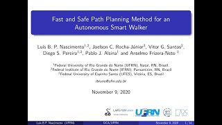 LARS 2020 Presentation - Fast and Safe Path Planning Method for an Autonomous Smart Walker