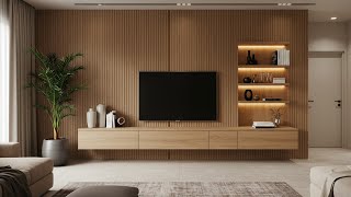 200 Modern TV Unit Designs in 2025 | Luxury & Minimalist Living Room TV Wall Ideas | DecorLux Studio