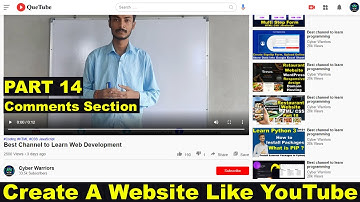 How to create a website like YouTube using HTML/CSS and JavaScript, How to create a website HTML/CSS