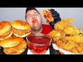 Popeyes Spicy Chicken Sandwich With Blove's Sauce  • MUKBANG