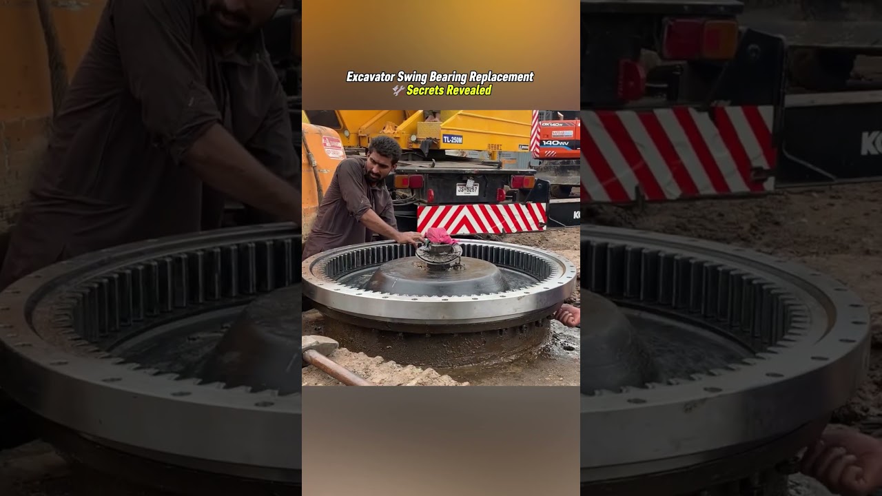 Excavator Swing Bearing Replacement 🛠️Secrets Revealed