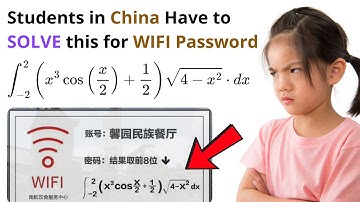 Chinese Students Have to SOLVE this for the WIFI Password