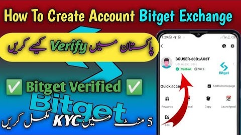 How To Create Bitget Exchange Account | Bitget Exchange Account Kaise Banaye | Bitget KYC Verified