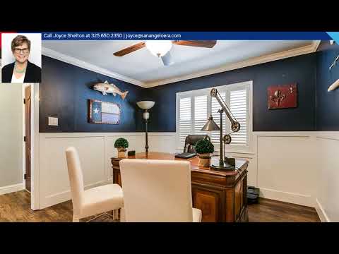 2815 Canyon Creek Dr, San Angelo, TX home video tour