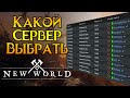 Какой сервер выбрать New World MMORPG