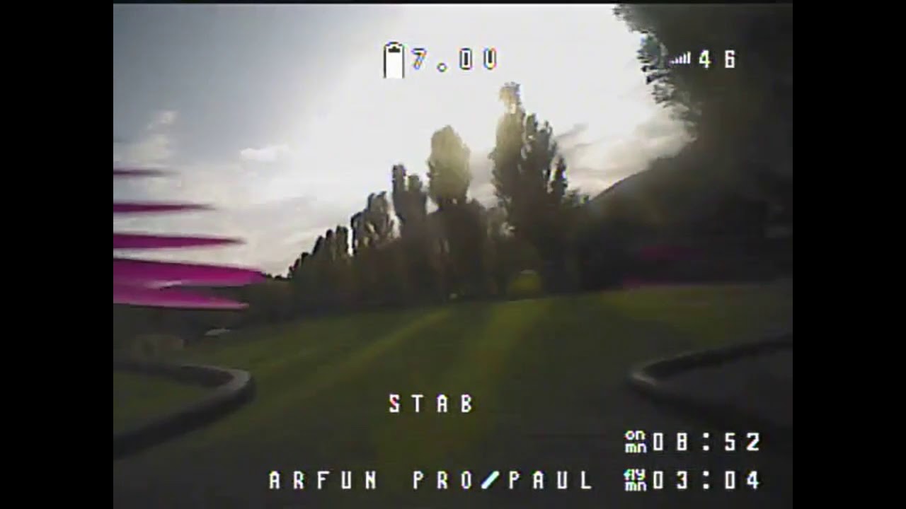 ArFun 95 Pro! Flying into moderate wind