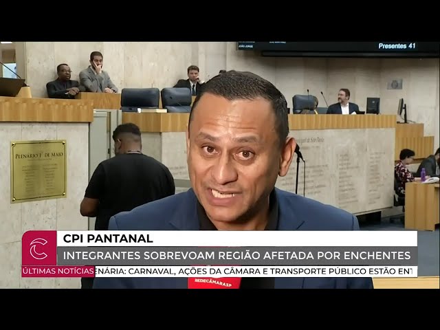 CPI do Pantanal realiza sobrevoo sobre região afetada por chuvas no extremo leste de SP