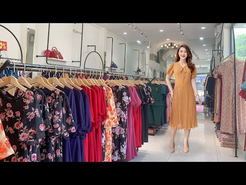 Video Đầm Trung Niên Cao Cấp Giá Rẻ - Thời Trang Trung Niên... - youtube