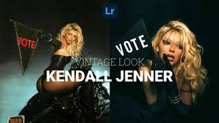 KENDALL JENNER VINTAGE LOOK - LIGHTROOM MOBILE PRESET | How To Edit Vintage Preset |Vintage Effects screenshot 1