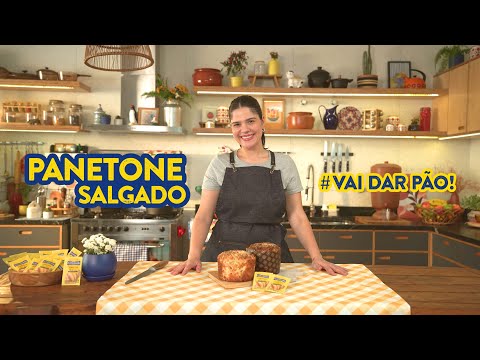 Panetone Salgado Sem Sovar | #VaiDarPão