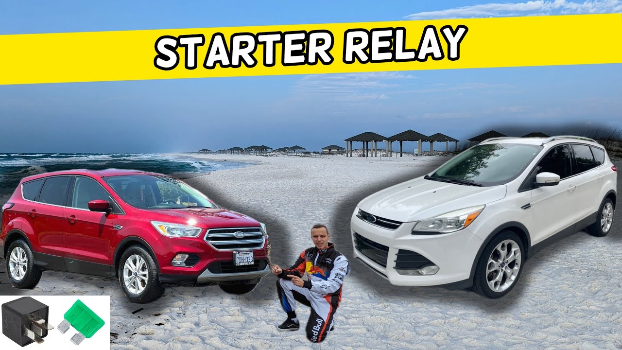 FORD ESCAPE STARTER RELAY LOCATION 2013 2014 2015 2016 2017 2018 2019