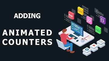 WYSIWYG Web Builder. How to add Animated Counters (English CC)