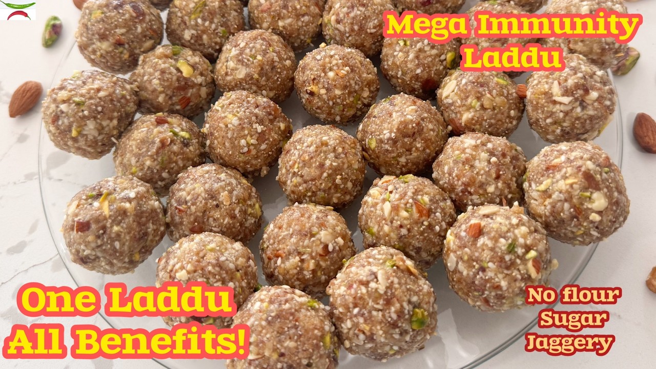 One Laddu to Boost Energy & Immunity | Mega Immunity Laddu | Just Chillies