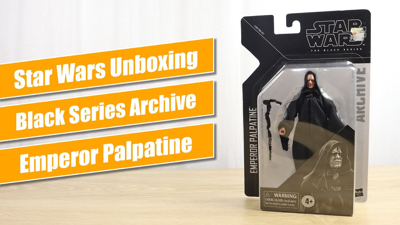 Emperor Palpatine Black Series Archive 6