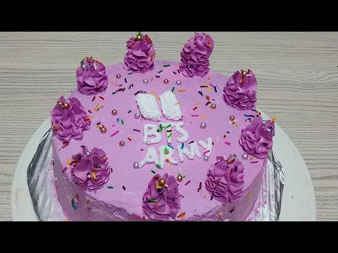 If you BTS lover so this cake video is for you |Cake Decoration|Cake ...