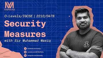 Security Measures | Cyber Security | Paper1 | O level | 2210 | CS by Wasiq