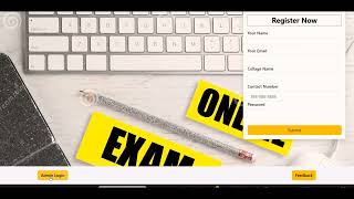 Online Examination(Quiz) system college Project using php and MY SQL