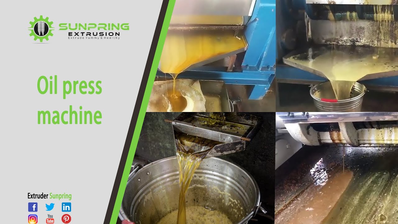 Oil press machine