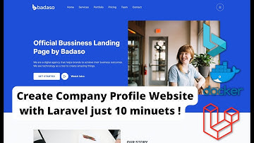 How to Create Company Profile Website with Laravel Faster