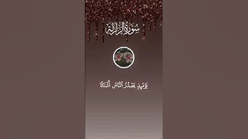 سورة الزلزلة القارئ علاء عقل