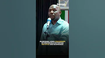 Murkomen Vows Crackdown On Individuals Extorting Matatus And Businesses 