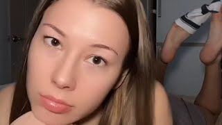 Russian Girl Taking Off Her Socks And Showing Her Feet Soles In The Pose