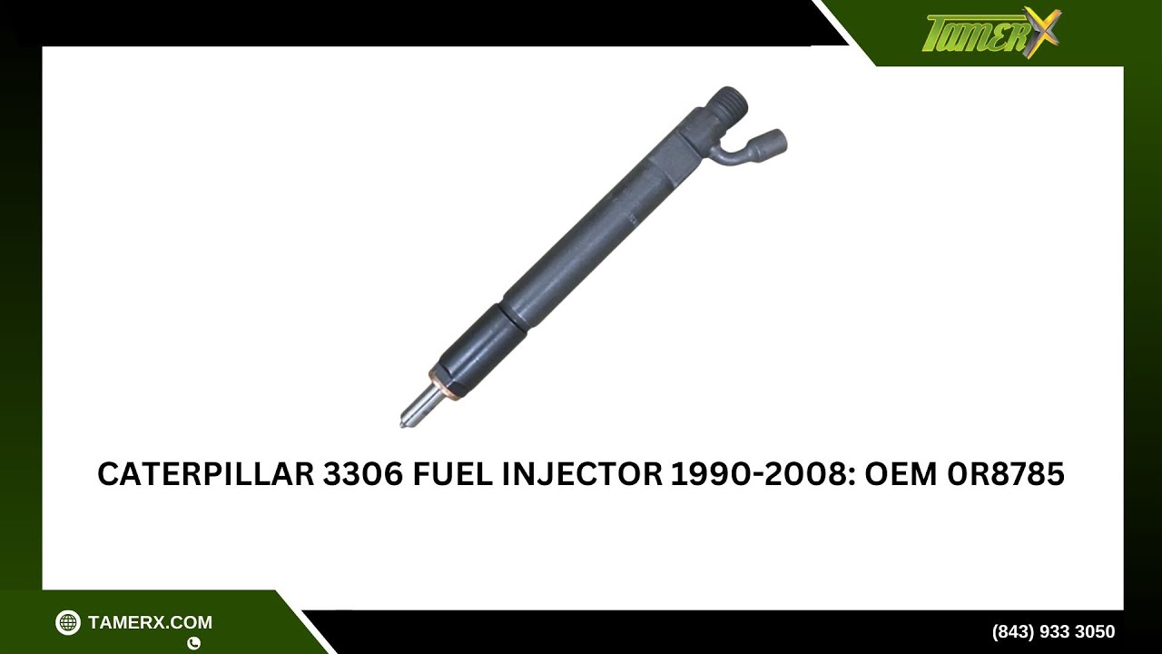 Caterpillar 3306 Fuel Injector 1990-2008: OEM 0R8785 - YouTube