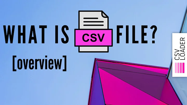 What is a CSV file for dummies? (2023)