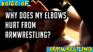 WHY DOES MY ELBOWS/ ARMS HURT FROM ARMWRESTLING? #shorts