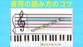 【音符の読み方①】楽譜を見てサッと音を読むコツをご紹介します。