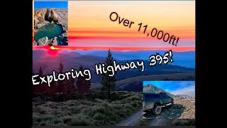 Mono lake HWY 395 camping with epic views and Hot springs!