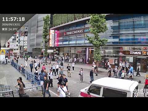 【LIVE】新宿・歌舞伎町 ライブカメラ 2026/09/13 00:00〜