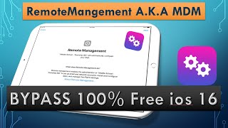 MDM Bypass ios 15 to 17.4 FREE (Remote Management)  2024