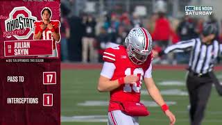 Julian Sayin vs. Rutgers 2025 - Every Pass and Rush Attempt