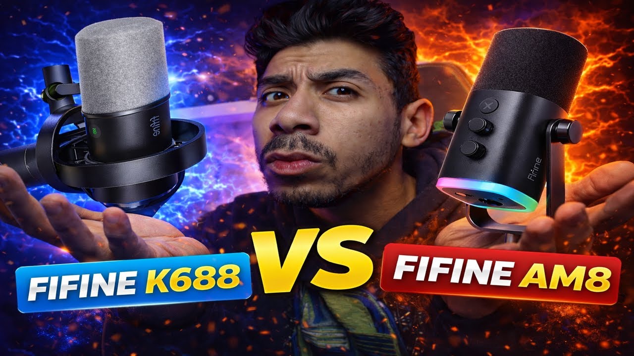FIFINE K688 ولا AM8؟ أقوى مايك USB في مصر؟