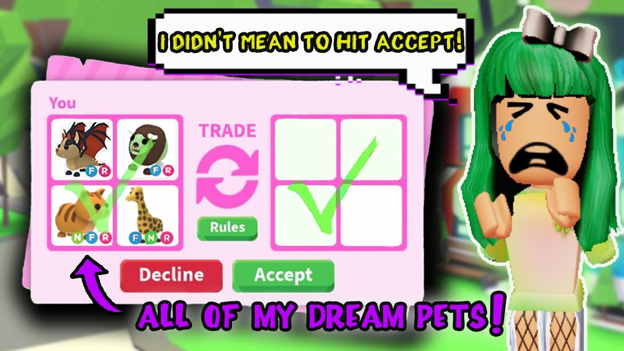 haven't played adopt me in a while joined it and found someone who stole my  pets :/ so, most of my good pets r gone : r/AdoptMeRBX