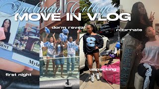 MOVE IN VLOG AT SPELMAN COLLEGE | unpacking, dorm reveal, first night, communal showers¿, etc!!