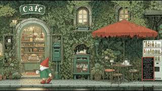 ☘️Lo-fi Jazz☘️The Gnome's Secret Cafe ☕️ Rainy Mood