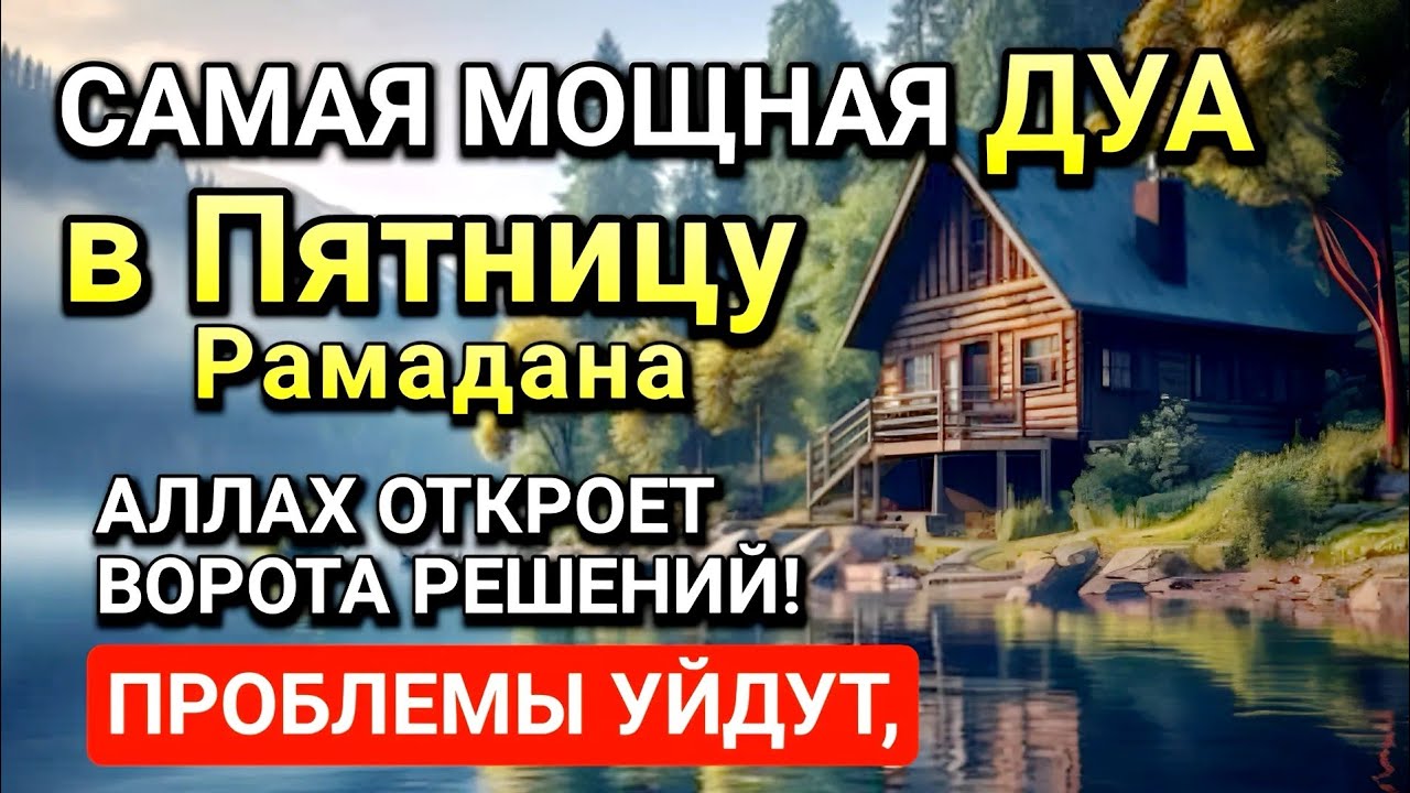 Самая сильная дуа в Пятницу! Ризк, богатство, успех, счастье!l