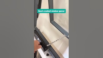 awning window with hand cranked opener #awningwindow #windowopener #crank #factory