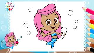 Draw Molly Bubble Guppies Easy Drawing Tutorial