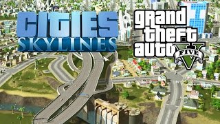 GTA 5 MAP MOD - Cities Skylines - Los Santos (Worst Tour Guide Ever)