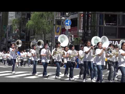 足立区中学校合同バンド　2015銀座ゴールデンパレード