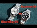 Comparing the New 2021 36mm ROLEX Explorer (124270) and the 2021 TUDOR BlackBay 36 Silver Dial