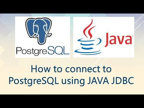 How to connect to PostgreSQL using JAVA JDBC