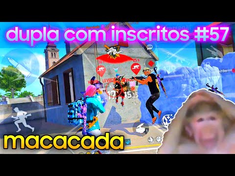 FREE FIRE MAX - dupla com inscritos #57