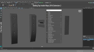 Game Asset Baking Tips inside Maya 2016 Extension 2