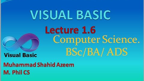 Lec:1.6 : ADS-III PU Visual Basic VB: What is Language Translator? Urdu/Hindi
