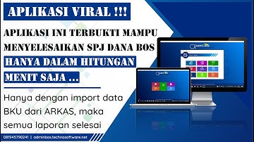 APLIKASI ADMIN-BOS 2022 | APLIKASI DANA BOS 2022 | APLIKASI KUITANSI DANA BOS