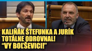 Kaliňák si spravil z progresívcov trhací kalendár, Štefunka a Jurík úplne ODROVNAL